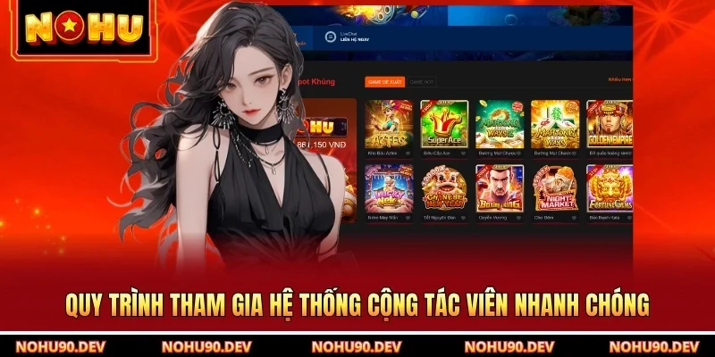 Quy trình tham gia hệ thống cộng tác viên nhanh chóng
